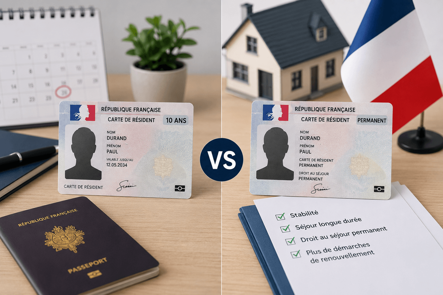 Carte de résident permanent : quelles différences avec la carte de 10 ans ?
